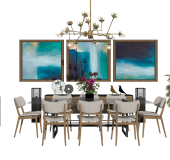 精品客厅设计家具模型 (56)